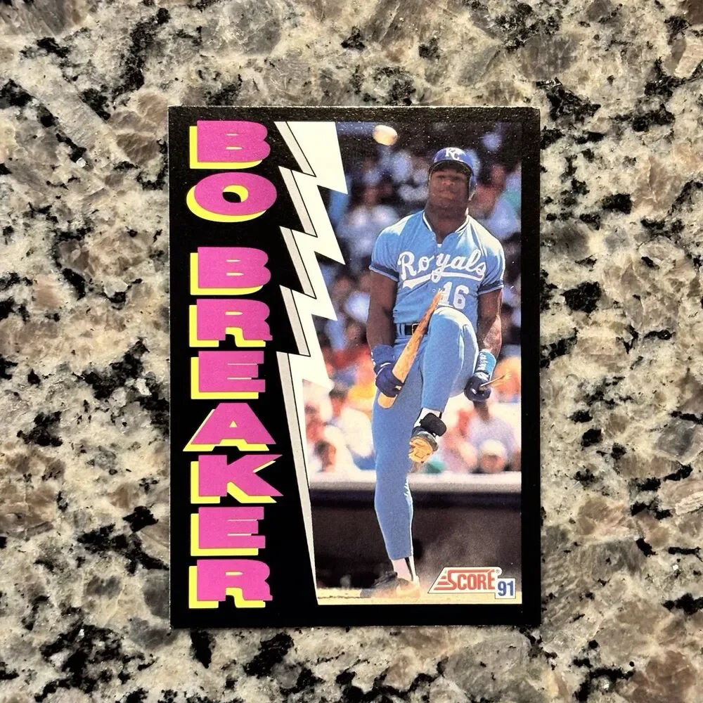 Score 1991 Bo Breaker Bo Jackson #773 Kansas City Royals Baseball